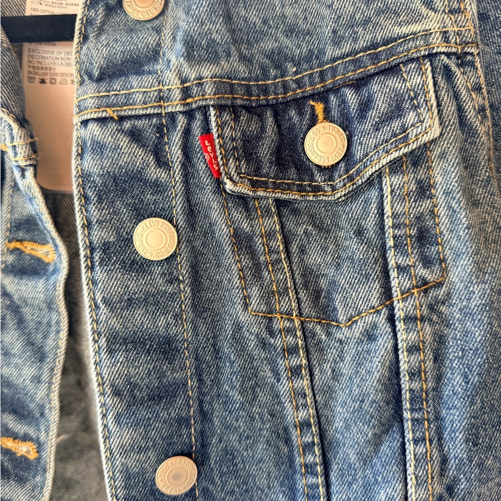 Levi's Blue Jean Jacket for Kids - Picture 3 of 8
